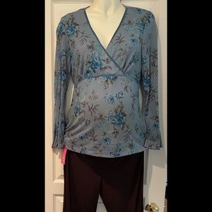Motherhood maternity top Liz Lange pants M